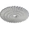 Ekena Millwork Eryn Ceiling Medallion (Fits Canopies up to 4"), Hand-Painted Frost, 24 3/4"OD x 3 1/4"ID x 1 7/8"P CM24ENFRF - alternate 3